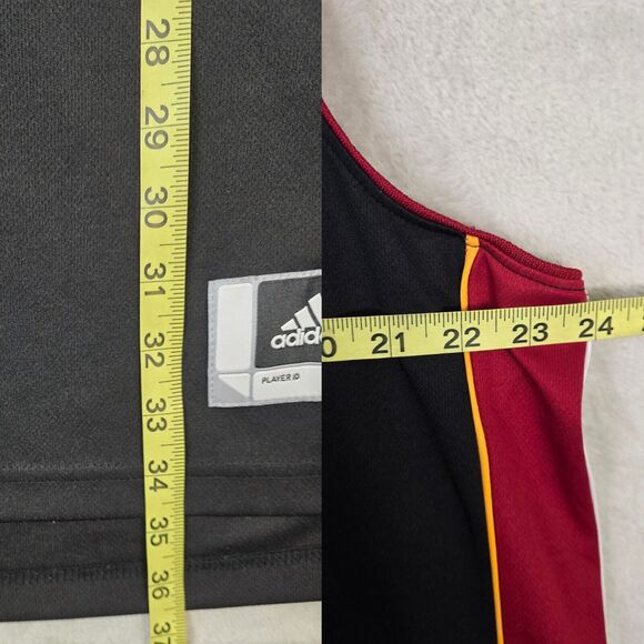 Adidas NBA Miami Heat Jersey Dwyane Wade #3 Mens XL Black Swingman Basketball - Picture 10 of 10